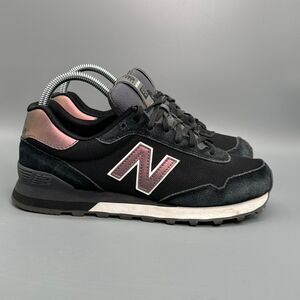 New Balance 515 Womens 7.5 WL515CSD Sneaker Black Pink Iridescent Athletic Shoes